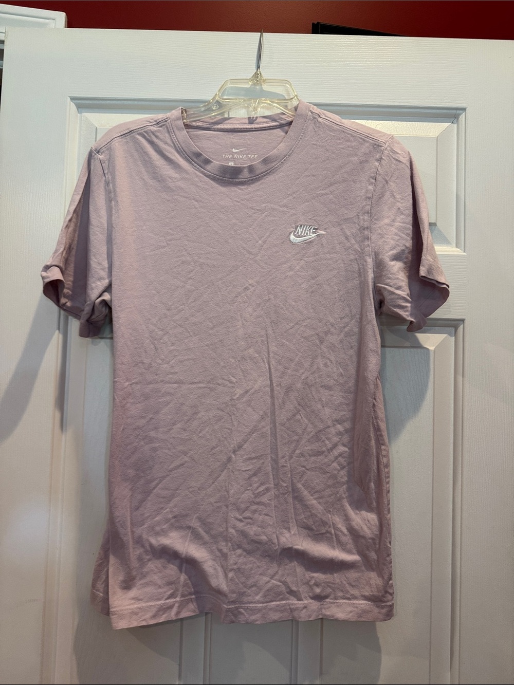 Nike Men’s Light Pink Crewneck Short Sleeve T-Shirt